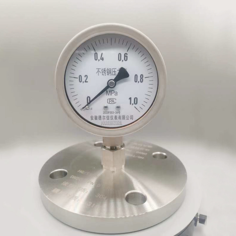 隔膜壓力表